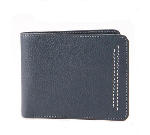 Grey Leather Wallet