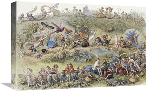 Global Gallery GCS-267943-22-142 22 in. Triumphal March of the Elf Kin