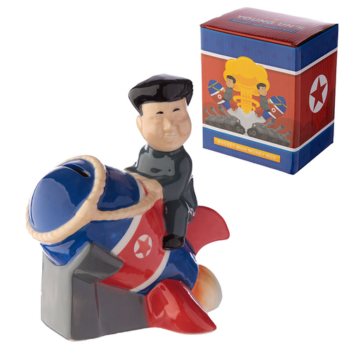 Collectable Ceramic Rocket Man Money Box