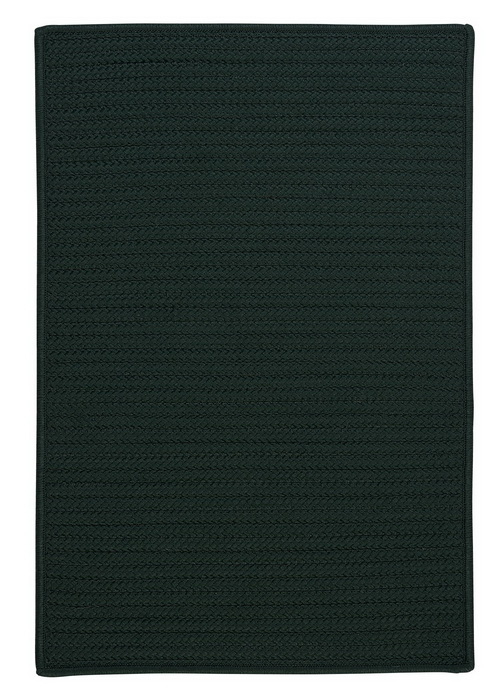 Colonial Mills Rug H109R060X096S Simply Home Solid - Dark Green 5 ft. 