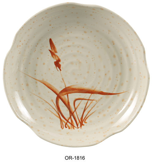 Yanco OR-1816 Orchis Lotus Shape Plate