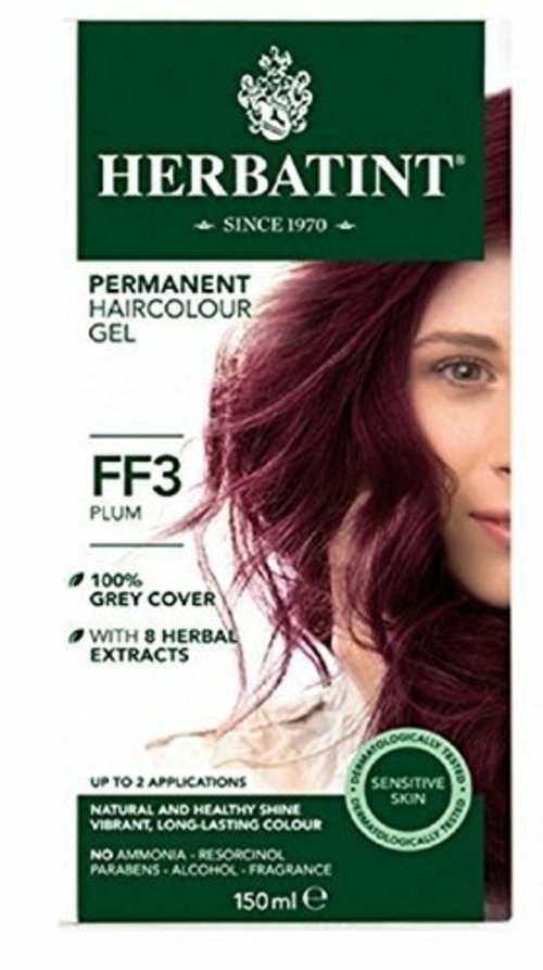 Herbatint 0582312 Haircolor Kit Flash Fashion, Plum FF3