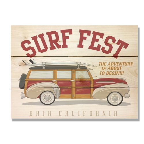 Day Dream HQ WSFB1511 15 x 11 in. Surf Fest Wall Art