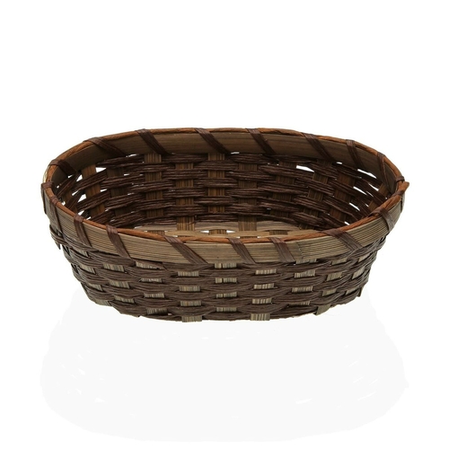 Bread Basket Versa Brown Braiding Bamboo Marine algae (15,5 x 6,5 x 21
