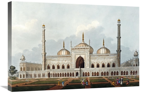 Global Gallery GCS-266540-30-142 30 in. Mosque at Lucknow Art Print - 