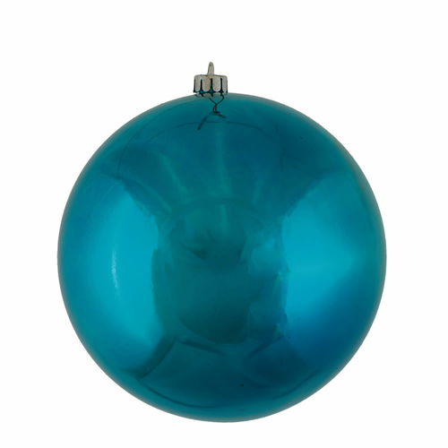 Vickerman N590862DSV 3 in. Sea Blue Shiny Ball Christmas Ornament with