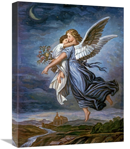 Global Gallery GCS-283338-22-142 22 in. The Guardian Angel Art Print -