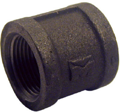 B-CPL05 0.5 in. Black Right Hand Coupling
