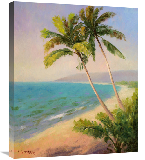 Global Gallery GCS-132587-30-142 30 in. Palms on the Beach I Art Print