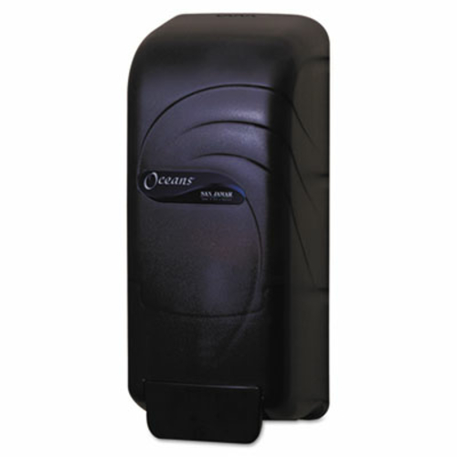 San Jamar S890TBK Soap & Hand Sanitizer Dispenser- 4.5 x 4.38 x 10.5- 