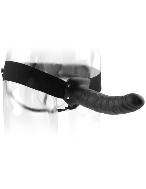 Fetish Fantasy Series 8" Hollow Strap-on - Black