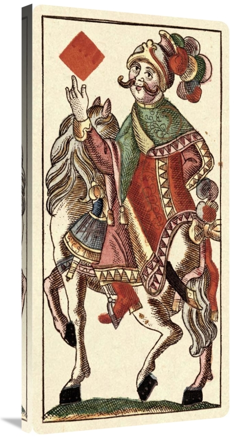 Global Gallery GCS-455066-1836-142 18 x 36 in. Knight of Diamonds - Ba