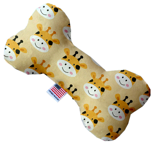 Mirage Pet 1174-CTYBN10 Georgie the Giraffe Canvas Bone Dog Toy - 10 i