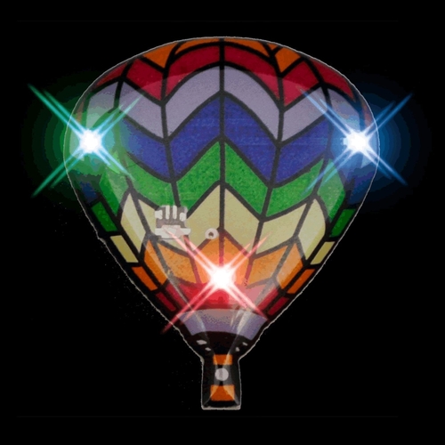Blinkee 3565000 Hot Air Balloon Flashing Body Light Lapel Pins