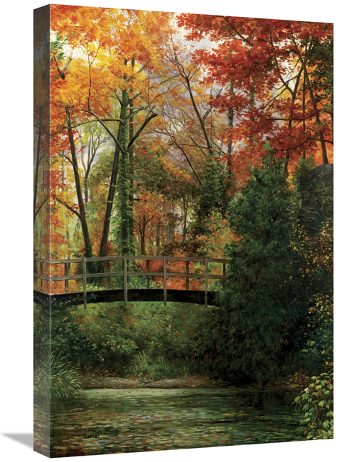 Global Gallery GCS-132424-1624-142 16 x 24 in. Giverny Bridge Art Prin