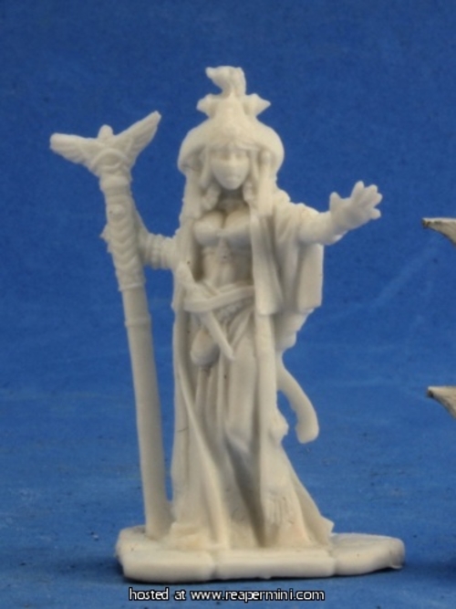 Reaper Miniatures REM89022 25mm Scale Alahazra Iconic Oracle, Juli
