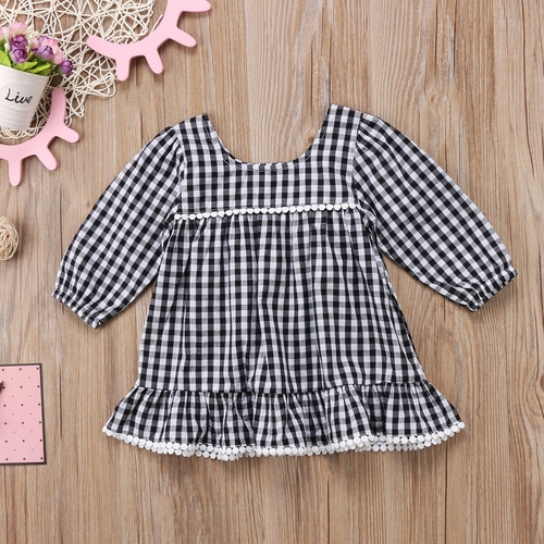 2018 Sweet Toddler Kids Baby Girls Lace Ruffle