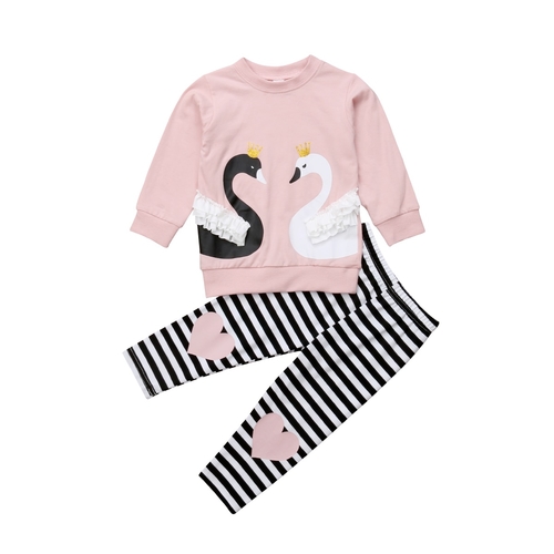 1 6Y Autumn Toddler Baby Girls Pretty Cute Clothes