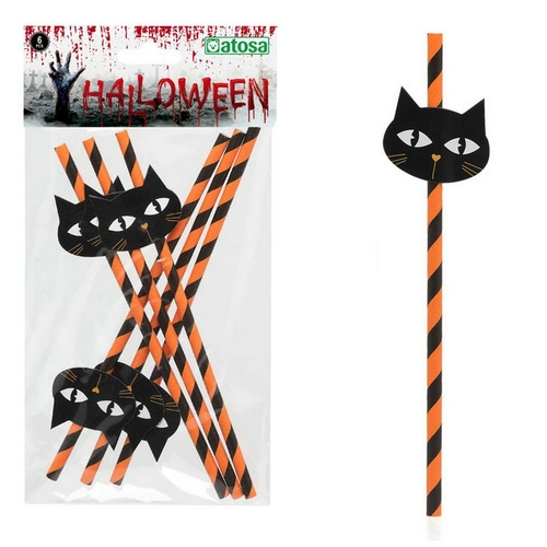 Straws Cat (6 Pieces) (6 Units)