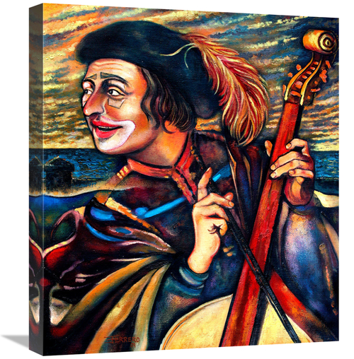 Global Gallery GCS-477343-22-142 22 in. Clown Art Print - Jorge Ferrer