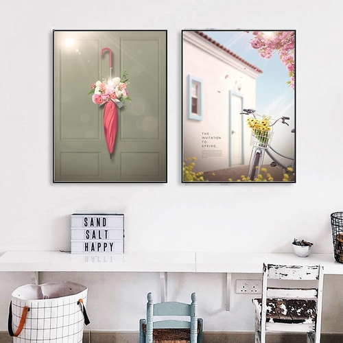 Landscape Nordic Canvas Painting Wall Art Nordic