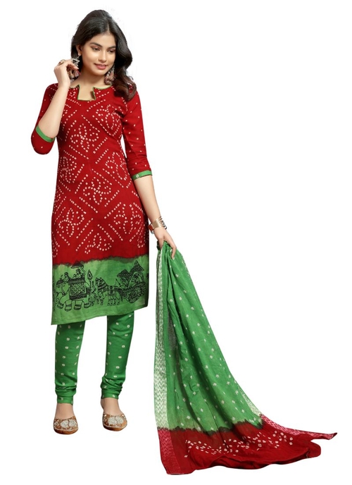 Generic Women's Satin Cotton Salwar Material
