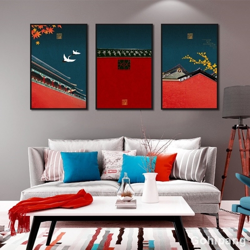 Canvas Painting Modern Prints Chinese Ancient