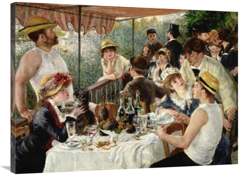 Global Gallery GCS-279649-40-142 40 in. Luncheon of the Boating Party 