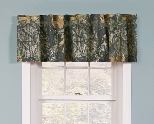 New Break Up - Polyester Hunting Camo Valance For Windows