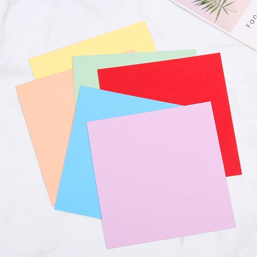 15.2*15.2cm 25 sheets 6 inch mixed colors dyed