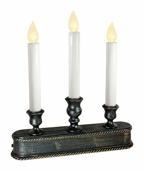 Celebrations 9737156 No Scent Rubbed Bronze Auto Sensor Candle, 10