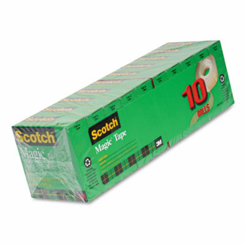 3M 810P10K Magic Tape Value Pack  3/4   x 28 Yards  1 in.Core  10 Pack