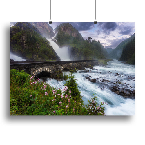 Laytefossen Canvas Print or Poster
