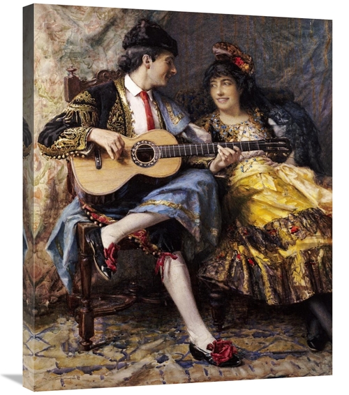 Global Gallery GCS-267808-30-142 30 in. A Spanish Singer & His Lady Ar