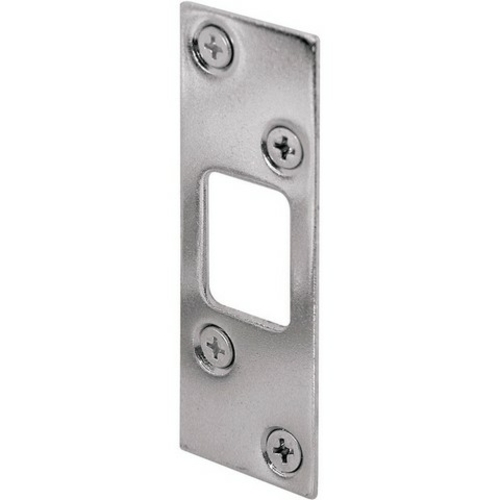 Prime-Line E 2292 Nickle Plated Steel High Security Deadbolt Strike
