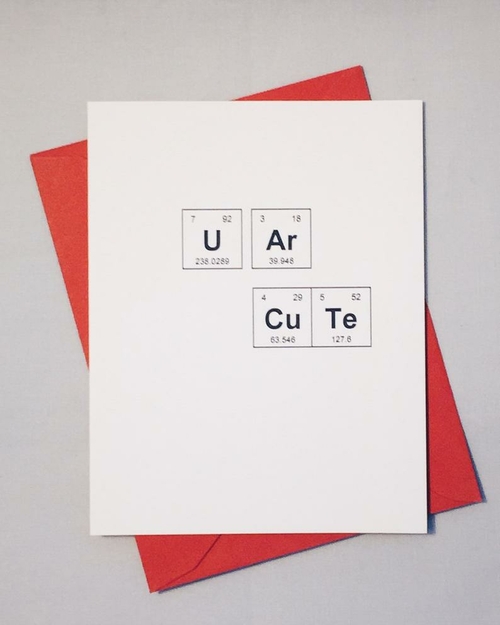 You Are Cute Sentimental Elements Card