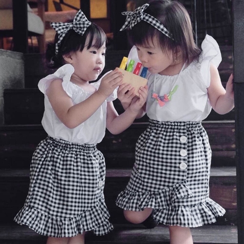 Kids Girls Clothing Sets Summer New Style Brand