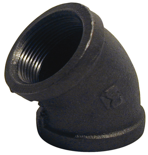 Mueller Streamline 520-201BG 0.25 in. Elbow Black 45 Degree- pack of 5