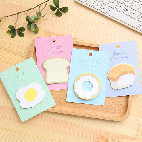 Cute Toast Sushi Sticker Bookmark Marker