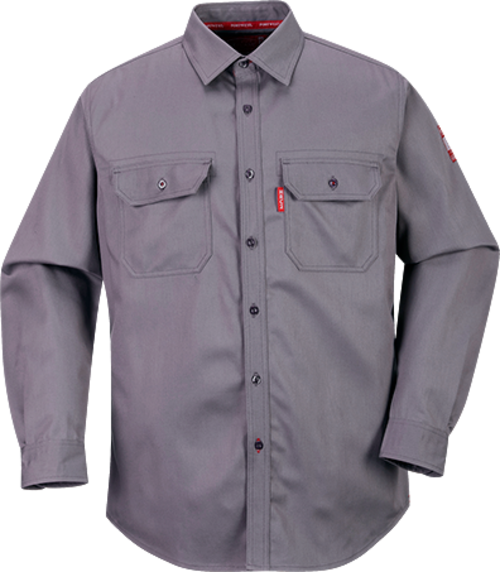 88 by 12 Bizflame Shirt - 4XL - Grey