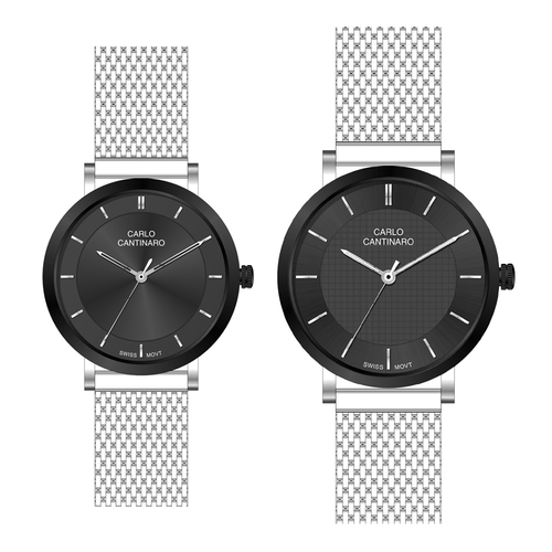 Carlo Cantinaro CC3001SM003 Partnerset Ladies Watch Mens Watch