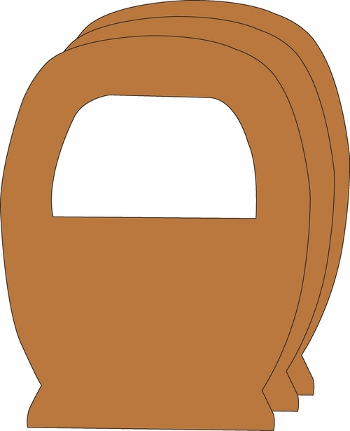 Creative Shapes Etc SE-9810 10 x 8 in. Single Color Super Cut-Out,