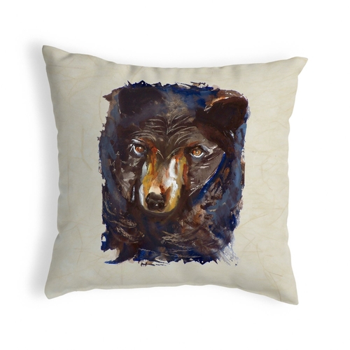 Betsy Drake NC281B 18 x 18 in. Betsys Bear Noncorded Pillow
