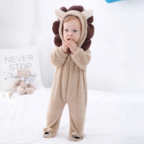 Newborn clothes Baby Boys Girls 3D Cartoon lion