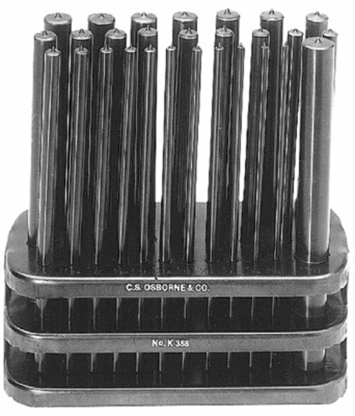 02470 28Pc Set Transferpunch W-Rack