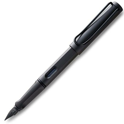 Calligraphy Pen Lamy Safari 017F Matte back Blue