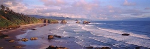 Panoramic Images PPI64869L Seascape Cannon Beach OR USA Poster Print b