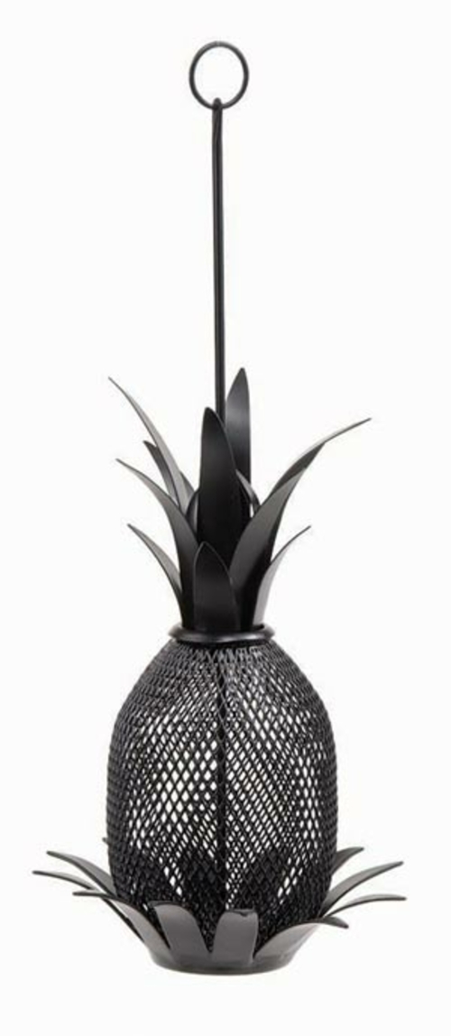 Achla VBF-01 Pineapple Bird Feeder - Black Powdercoat