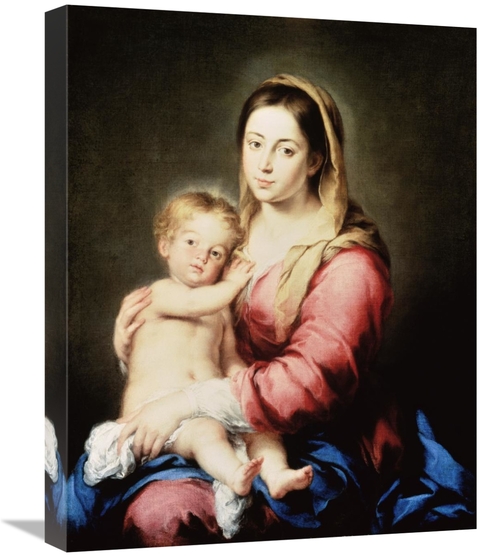 Global Gallery GCS-282583-22-142 22 in. The Virgin & Child Art Print -