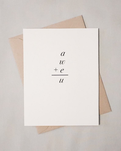  You Are AweSum Math Card